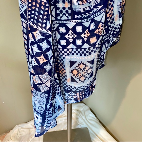 New Mudd Juniors Chiffon Kimono SZ M - Picture 6 of 6